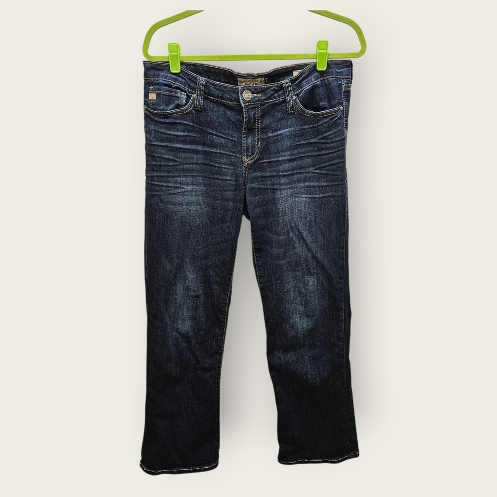 Dear John Playback Comfort Straight Dark Wash Jeans Size 31 Women Mid Rise Blue